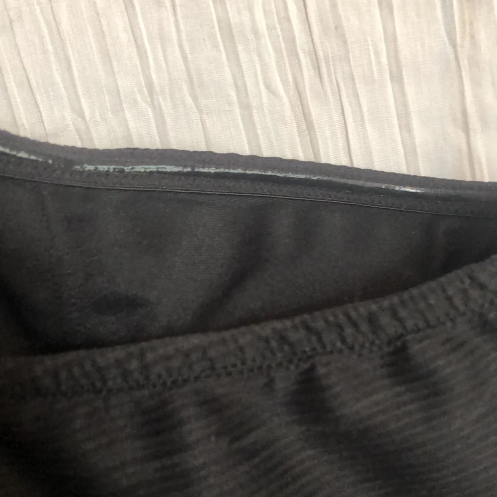 OLD NAVY size XS 1 piece black ribbed one shoulder with tie asymmetrical NWT